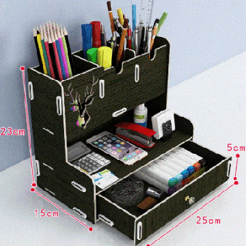 Pen pencil holder Receiving Box Desktop